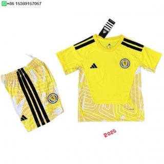 Nuevo Portero Conjunto De Niños Escocia 2026 Amarillo Baratas