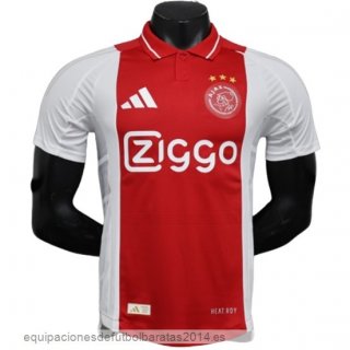 Nuevo 1ª Jugadores Camiseta Ajax 24/25 Rojo Blanco Baratas