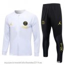 Nuevo Conjunto Completo Ropa Deportiva Con Cremallera Larga Niños Paris Saint Germain 23/24 Blanco Negro Baratas