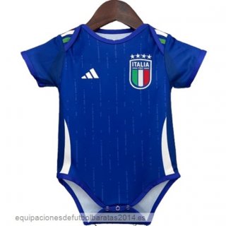 Nuevo 1ª Onesies Niños Italia 2024 Azul Baratas