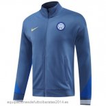 Nuevo Ropa Deportiva Con Cremallera Larga Inter Milan 24/25 Gris Azul Baratas