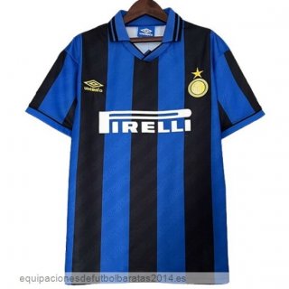 Nuevo 1ª Camiseta Inter Milan Retro 1995 1996 Azul Baratas