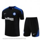 Nuevo Entrenamiento Conjunto Completo Inter Milan 23/24 Negro Azul Baratas