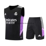 Nuevo Entrenamiento Sin Mangas Conjunto Completo Real Madrid 22/23 Negro Purpura Baratas Nuevo Entrenamiento Sin Mangas Conjunto Completo Real Madrid 22/23 Negro Purpura Baratas