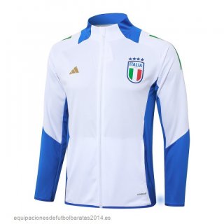 Nuevo Ropa Deportiva Con Cremallera Larga Italia 2024 Blanco Azul Baratas