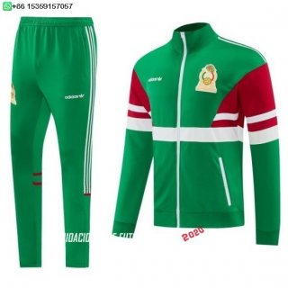 Nuevo Conjunto Completo Ropa Deportiva Con Cremallera Larga México 2026 Verde Rojo Baratas