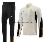 Nuevo Conjunto Completo Ropa Deportiva Con Cremallera Larga Alemania 2022 Blanco I Negro Baratas
