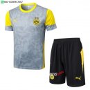 Nuevo Entrenamiento Conjunto Completo Borussia Dortmund 25/26 Gris Amarillo Negro Baratas