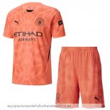 Nuevo Portero Conjunto De Niños Manchester City 24/25 Naranja Baratas