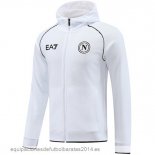 Nuevo Chaqueta Con Capucha Napoli 23/24 Blanco Baratas