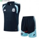 Nuevo Entrenamiento Sin Mangas Conjunto Completo Argentina 2026 Azul Marino Baratas