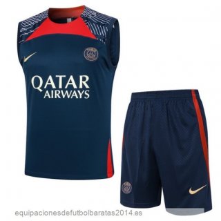 Nuevo Entrenamiento Sin Mangas Conjunto Completo Paris Saint Germain 23/24 Azul Rojo Purpura Baratas