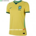 Nuevo 1ª Camiseta Mujer Brasil 2026 I Amarillo Baratas