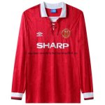 Nuevo 1ª Manga Larga Manchester United Retro 1992 1994 Rojo Baratas Nuevo 1ª Manga Larga Manchester United Retro 1992 1994 Rojo Baratas
