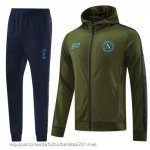 Conjunto Completo Chaqueta Con Capucha Napoli 24/25 Azul Verde Baratas Conjunto Completo Chaqueta Con Capucha Napoli 24/25 Azul Verde Baratas