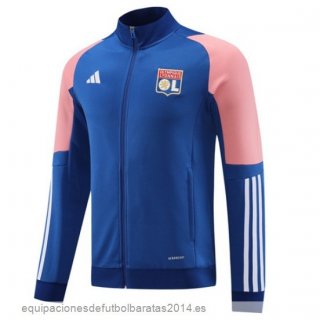 Nuevo Ropa Deportiva Con Cremallera Larga Lyon 23/24 Azul Rosa Baratas