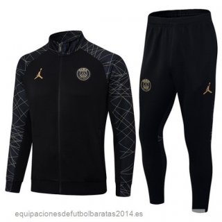 Nuevo Conjunto Completo Ropa Deportiva Con Cremallera Larga Paris Saint Germain 23/24 Negro Gris Baratas