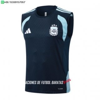 Nuevo Entrenamiento Sin Mangas Argentina 2026 Azul Marino Baratas