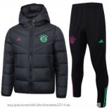 Nuevo Conjunto Completo Chaqueta De Algodón Bayern Munich 23/24 Negro Baratas