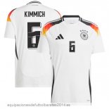 Nuevo NO.6 Kimmich Tailandia 1ª Camiseta Alemania 2024 Blanco Baratas