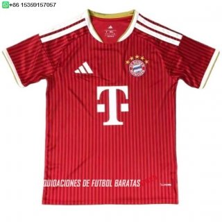 Nuevo Tailandia 1ª Concepto Camiseta Bayern Múnich 26/27 Rojo Blanco Baratas