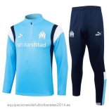 Nuevo Conjunto Completo Sudadera Entrenamiento Marsella 23/24 Azul Claro Blanco Baratas