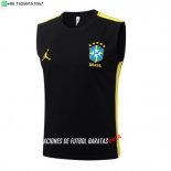 Nuevo Entrenamiento Sin Mangas Brasil 2026 Negro Amarillo Baratas
