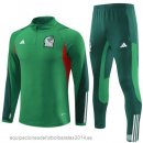 Nuevo Conjunto Completo Sudadera Entrenamiento Niños Mexico 2023 Verde Baratas