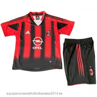 Nuevo 1ª Conjunto De Niños AC Milan Retro 2004 2005 Baratas