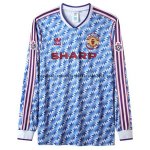 Nuevo 2ª Manga Larga Manchester United Retro 1992 Azul Baratas Nuevo 2ª Manga Larga Manchester United Retro 1992 Azul Baratas