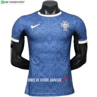 Nuevo Especial Jugadores Camiseta Portugal 2026 Azul Blanco Baratas