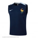 Nuevo Entrenamiento Sin Mangas Francia 2024 Azul Marino Baratas Nuevo Entrenamiento Sin Mangas Francia 2024 Azul Marino Baratas