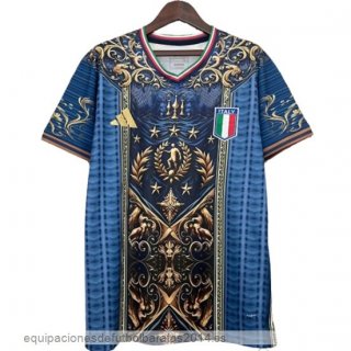 Nuevo Tailandia Especial Camiseta Italia 2024 Amarillo Azul Baratas