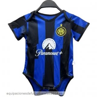 Nuevo 1ª Onesies Niños Inter Milan 23/24 Azul Negro Baratas