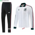 Nuevo Conjunto Completo Ropa Deportiva Con Cremallera Larga México 2026 Blanco Baratas