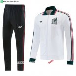 Nuevo Conjunto Completo Ropa Deportiva Con Cremallera Larga México 2026 Blanco Baratas