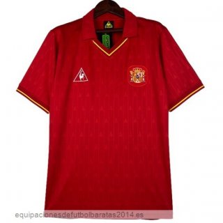 Nuevo 1ª Camiseta Espana Retro 1990 1991 Rojo Baratas