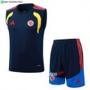 Nuevo Entrenamiento Sin Mangas Conjunto Completo Colombia 2026 Azul Amarillo Baratas