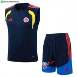 Nuevo Entrenamiento Sin Mangas Conjunto Completo Colombia 2026 Azul Amarillo Baratas