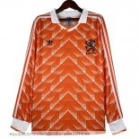 Nuevo 1ª Manga Larga Holanda Retro 1988 Naranja Baratas