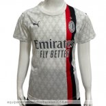 Nuevo Tailandia 2ª Jugadores Camiseta Niños AC Milan 23/24 Blanco Baratas