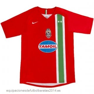 Nuevo 2ª Camiseta Juventus Retro 2005 2006 Rojo Baratas