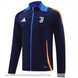 Nuevo Ropa Deportiva Con Cremallera Larga Juventus 24/25 Azul Marino Naranja Baratas