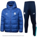 Nuevo Conjunto Completo Chaqueta De Algodón Marsella 23/24 Azul Negro Baratas