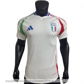 Nuevo 2ª Jugadores Camiseta Italia 2024 Blanco Baratas