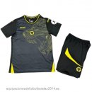 Nuevo 2ª Conjunto De Niños Wolves 24/25 Negro Baratas