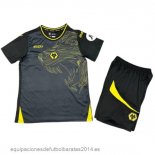 Nuevo 2ª Conjunto De Niños Wolves 24/25 Negro Baratas