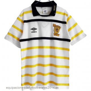 Nuevo 2ª Camiseta Escocia Retro 1988 1991 Amarillo Blanco Baratas