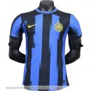 Nuevo Tailandia 1ª Jugadores Camiseta Inter Milan 23/24 Azul Negro Baratas