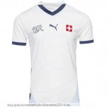 Nuevo Tailandia 2ª Camiseta Suiza 2024 Blanco Baratas